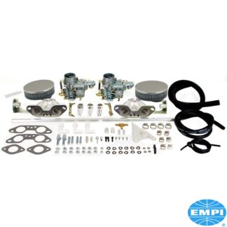 Dual carburettor kit, EPC 34, with intake manifolds and air cleaners